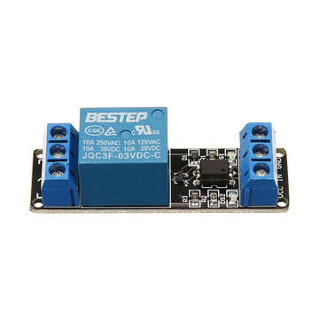1 Channel 3.3V Low Level Trigger Relay Module Optocoupler Isolation Terminal BESTEP for Arduino - pr