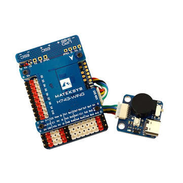Matek Systems H743-WING STM32H743VIT6 Flight Controller OSD 3~8S MPU6000 MicroSD Blackbox 5V/9V BEC