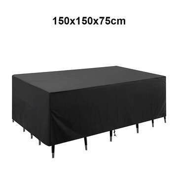 PVC Coating Waterproof Furniture Cover Dustproof Table Chair Sofa Protector Sun Shelte... (SIZE: XL)
