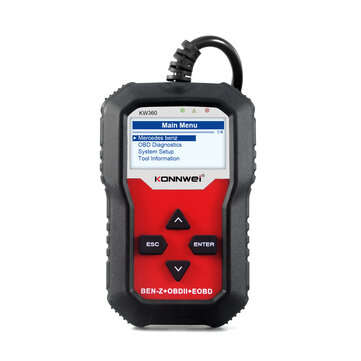 KONNWEI KW360 OBD2 Full System Diagnostic Scanner Detection Automatic Transmission For Series Vehicl