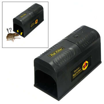 AC 110-240V Electronic Mouse Trap Victor Control Rat Killer Pest Electric Zapper Rodent Lot
