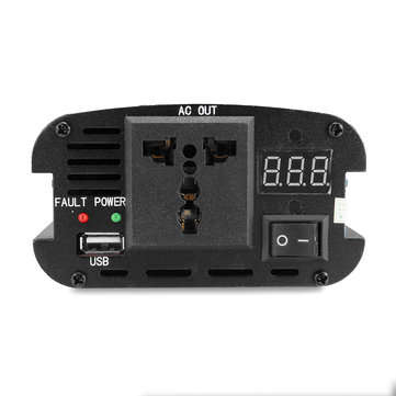 DC 12V to AC 220V 1600W LCD Digital Solar Power Inverter Adapter Converter Charger