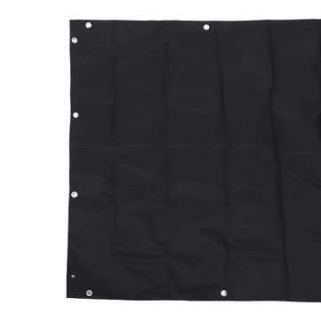 180x120cm Black Truck Cargo Cover Trailer Car Rear Shade Heavy Duty Protect Waterproof