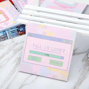 6 Pcs/pack Colorful Sticky Notes Cartoon Love Game Pad Sticky Memo Notes Gift Stationery Office Stic