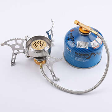 4000W Foldable Mini Gas Burner Portable Camping Stoves Picnic Furnace Outdoor Travel