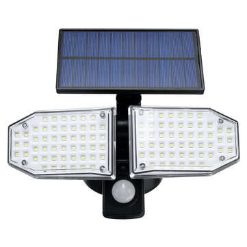 Dual Head 100/120LED Solar Wall Light IP65 PIR Motion Sensor Garden Street Lamp Waterpr... (TYPE: A)