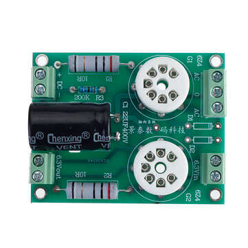 6Z4 Rectifier Dual Tube Preamplifier Bile Rectifier Filter Board Experimental Power Supply Single Du