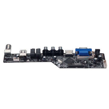 TV+HDMI+VGA+AV+USB+Audio TV LCD Driver Board Controller Board DIY Kit For 15.4 Inch Lp154W01 B154Ew0
