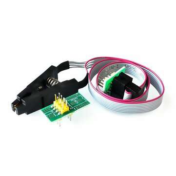 3Pcs SOIC8 SOP8 Test Clip for EEPROM 93CXX / 25CXX / 24CXX In-circuit Programming + 2 Adapters