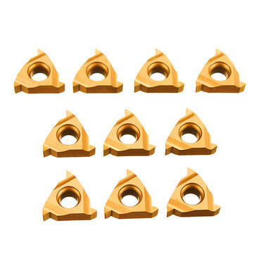 Drillpro CT-12 50pcs Carbide Inserts with 7pcs 12mm Shank Lathe Turning Tool Holder DCMT070204 CCMT0