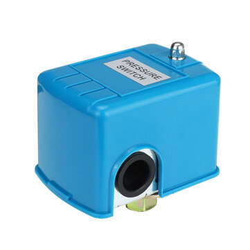 40-60 PSI Water Pump Pressure Control Switch Double Spring Pole Blue Cover