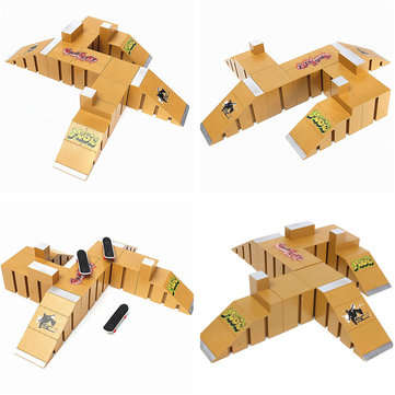 Skate Park Ramp Parts for Tech Deck Finger Board Finger Board Ultimate Parks 92C
