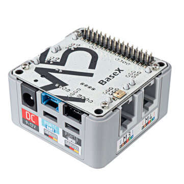 M5Stack BaseX Battery Base Compatible with EV3 Motor 4-way RJ11 Motor & 2-way Servi Interface 900m