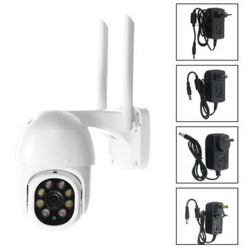 1080P 200W Wifi IP Camera Security IR PTZ Camera Outdoor Night Vision CCTV Monitoring (PLUG: USPLUG)