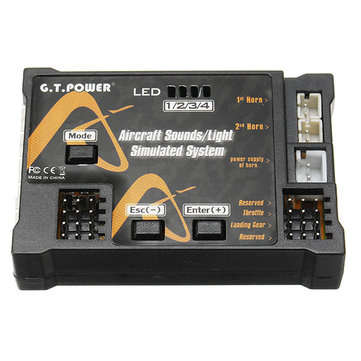 G.T.Power Aircraft Simulated Sounds Light System V2 For RC Airplane