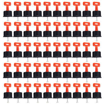 151PCS Reusable Tile Leveling System Kit Flat Ceramic T-Lock Locator Spacer Tool