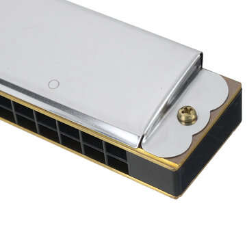 EASTTOP T2401 Polyphonic Harmonica Silver 24-hole C-tone Monophonic High Cost-effective Harmonica Su