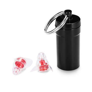 Noise Cancelling Earplugs Shooting Musicians Party Motorcycles Swimming Hearing Pro... (COLOR.: RED)