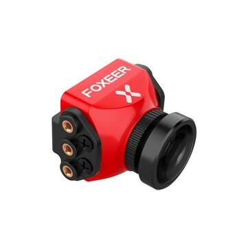 Foxeer Mini Cat 3 1200TVL 0.00001lux StarLight FPV Camera Support OSD & Menu Remote ... (COLOR: RED)