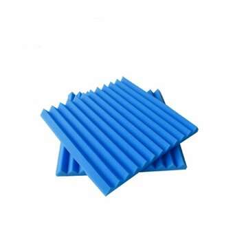 6PCS Acoustic Foam Panel Sound Stop Absorption Sponge Studio KTV Home 25... (COLOR.: BLUE | TYPE: B)
