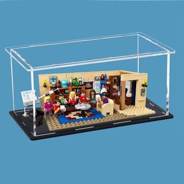 DIY Acrylic Display Case For LEGO 21302 The Big Bang Theory Bricks Toy (PATTERN: #1)