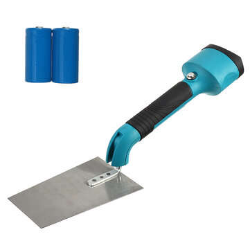 Cordless Electric Stainless Steel Trowel Rubber Handle Builders Masons Shake Plastering Tool