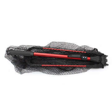 ZANLURE Aluminum Alloy 80cm Single Triangular Ultra-Light Folding Handle Fishing Landing Net