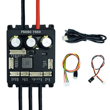 Flipsky 7550 75V FSESC Based On VESC6 w/ Aluminum Case High Current Parts for RC Car Vehicles Robots