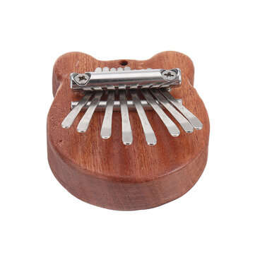 Muspor 8 Keys Mini Kalimba Africa Thumb Piano Mbira Solid Wood Keyboard Instrument Gift Toy With Lan
