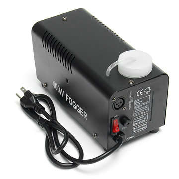 400W Fog Smoke Mist Machine Stage Effect Disco DJ Party Christmas with Remote Control (PLUG: EUPLUG)