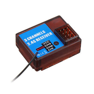 JLB Cheetah 11011 21101 J3 1/10 RC Spare 2.4G 3CH Receiver for EC1009 Remote Control Parts