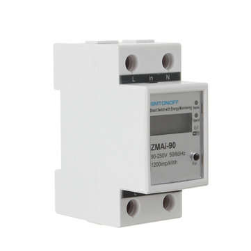 Smart Life Tuya APP Single Phase Din Rail WIFI Smart Energy Meter Power Consumption kWh Meter Wattme