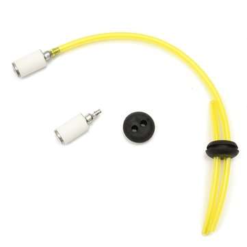 Two Hole Fuel Line Filter Grommet 2 Hose Pipe Gas Tank Breather Strimmer