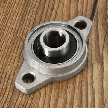 2pcs KFL001 Zinc Alloy Pillow Block Flange Ball Bearing 12mm Bore Diameter KFL Bearing