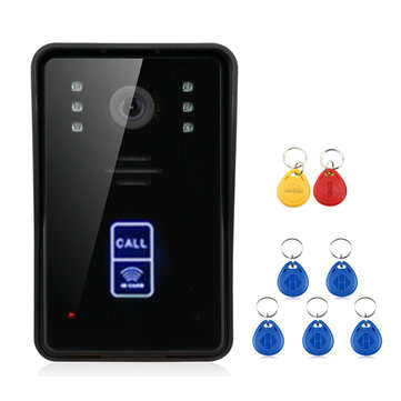 ENNIO 9 inch Wireless Wifi RFID Video Door Phone Doorbell Intercom Entry System with NO Electric Doo