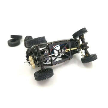 Dasmikro Das87 Das87A03 HO Scale 1/87 4WD Chassis DIY Desert Truck Crawler Kit RC Car