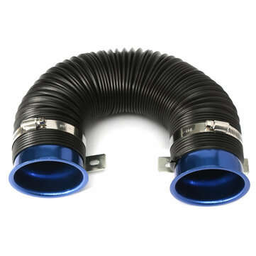 3`` 75mm Modified Cold Air Intake Hose Turbo Dust Turbine Flexible Car Tube Pipe Kit