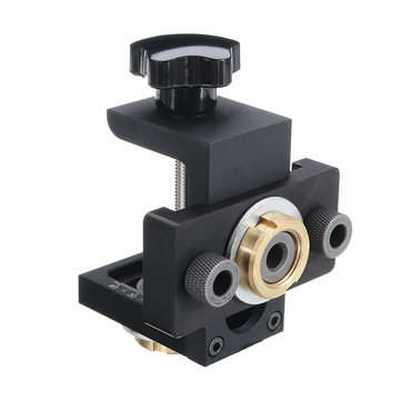 Upgrade Woodworking Drilling Locator Guide Wood Dowel Hole Drilling Guide Jig Drill Bit Kit Woodwork