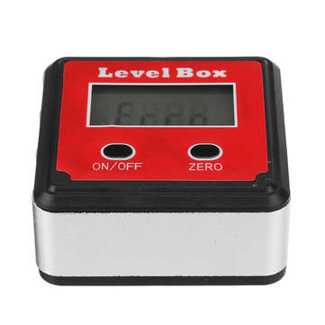 Drillpro 2-key Mini Precision Digital Inclinometer Level Box Protractor Angle Finder Gauge Meter wit