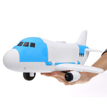 Storage Transport Aircraft Model Inertia Diecast Model Car Set Toy for Children`s Gift