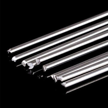 10pcs Solution Welding Flux-Cored Rods  Aluminum Soldering Low Temp Easyweld (SIZE: 1.6MM)