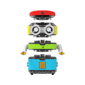 Robospace TacoBot DIY STEAM RC Robot Obstacle Avoidance Infrared Tracking Sing Dance Robot Toy