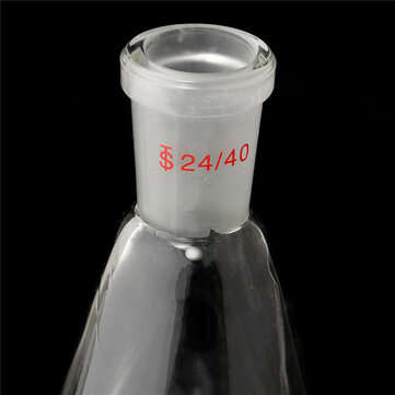 1000ml,24/40,Glass Erlenmeyer Flask,1L,Conical Bottle,Lab Chemistry Glassware