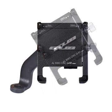GUB G-91 USB 12V-48V 360 Rotatable Anti-Slip Universal Bicycle Phone Holder Motorcycle Electric Bi