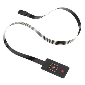 Single Button GPS Membrane Sensor Switch 1 Button with Light MCU Extended Keyboard PVC Panel DIY Acc