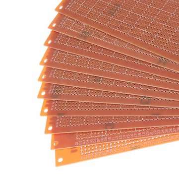 10pcs Universal PCB Board 12x18cm 2.54mm Hole Pitch DIY Prototype Paper Printed Circuit Board Panel