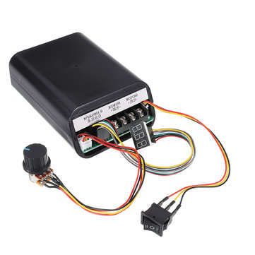 PWM DC Motor Speed Controller Max 60A CW CCW Digital Display 0~100% Adjustable Drive Module Build in