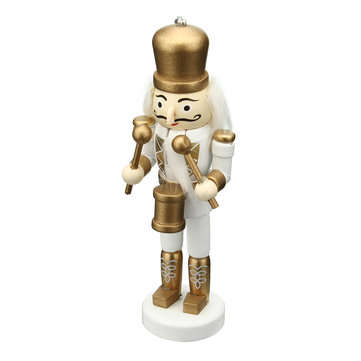 5Pcs Wooden Nutcracker Soldier Handcraft Puppet Doll Toy Ornament Christmas Gift Home Room Decoratio