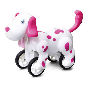 2.4G Smart RC Robot Dog Barking Hand Stand Walking Robot Dog Toy (COLOR.: PINK)