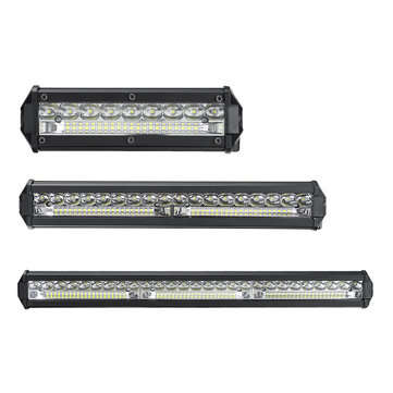 9 Inch 13 Inch 19 Inch 6D Slim Single Row Spot Beam LED Work Light Bar Off-Road Wa... (SIZE: 19INCH)